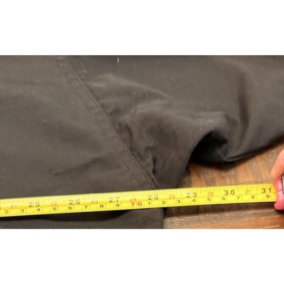 TRU-SPEC Black Tactical Ripstop Shirt XXL Regular Long Sleeve Button Front - Picture 9 of 11